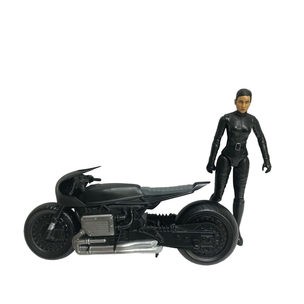 DC Comics Selina Kyle 12" Action Figure Catwoman with DC Batcycle Spinmaster